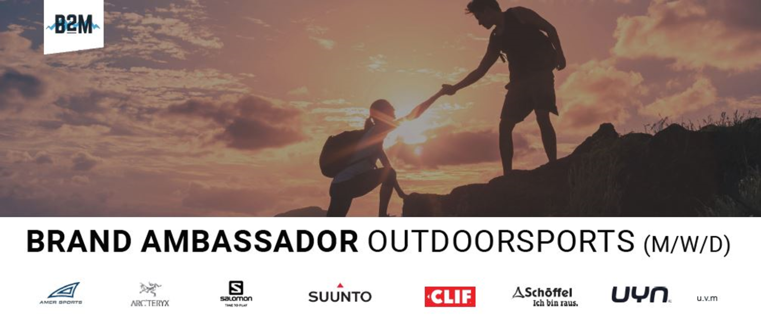 Brand Ambassador Outdoorsports (m/w/d) B2M Creative GmbH Tourismus Jobs